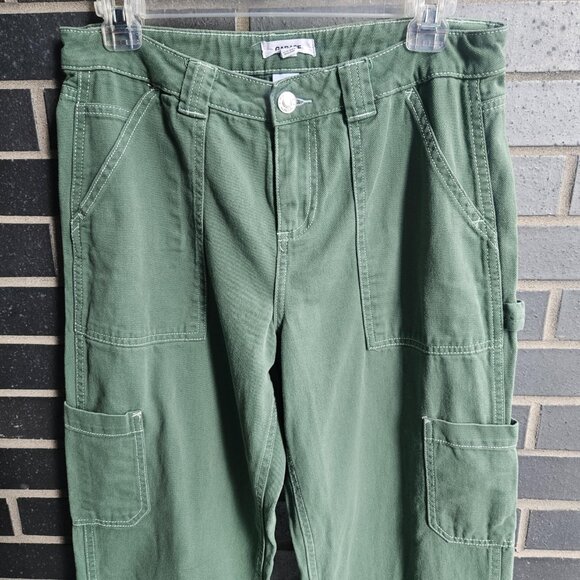Garage Dani Carpenter Mid Rise Cotton Cargo Pants Trekking Green Size 5 - Picture 7 of 16